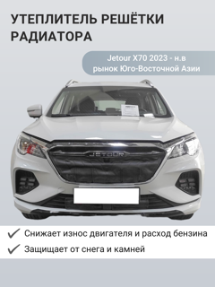 Изображение Утеплитель радиатора Kia Rio 2016-2020 седан