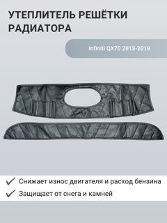 Изображение Утеплитель радиатора Infiniti QX70 2013-2019