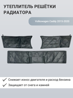 Изображение Утеплитель радиатора Volkswagen Caddy 2015-2020