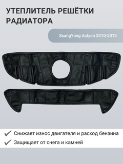 Изображение Утеплитель радиатора SsangYong Actyon 2010-2013