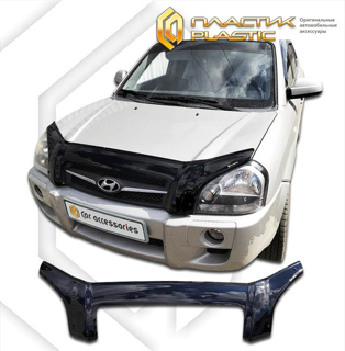 Изображение Дефлектор капота Hyundai Tucson 2005-2009